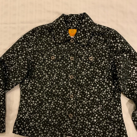 Black & silver light weight jacket - Picture 3 of 8